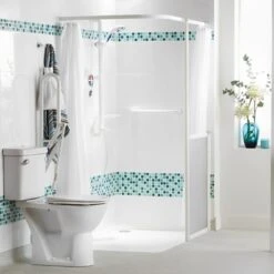 AKW Heavy Duty Shower Curtain - 1800 X 2000mm