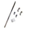 AKW Smartcare Shower Riser Rail Set Assembly - Chrome