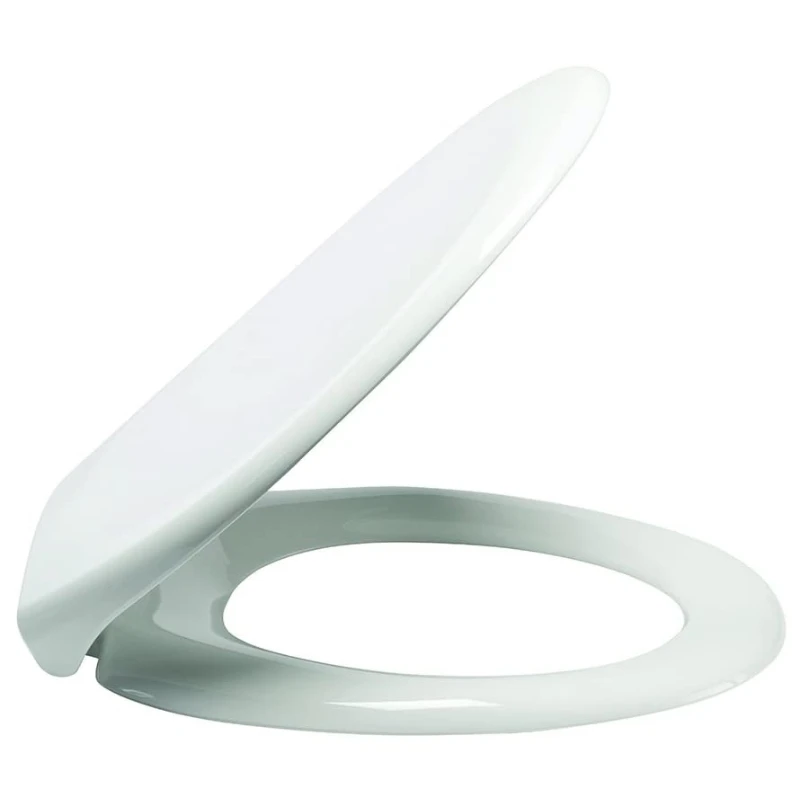 AKW Standard Height Low Level Pan Toilet Seat - White 3 AKW Standard Height Low Level Pan Toilet Seat - White