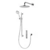 Aqualisa ISystem Concealed Digital Shower With Adjustable And Wall Fixed Shower Heads - HP/Combi -Home Bathroom aqualisa isystem concealed digital shower with adjustable and wall fixed shower heads hp combi isd.a1.bv .dvfw .14
