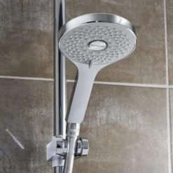 Aqualisa Unity Q Digital Smart Shower Exposed Dual With Ceiling Head - High Pressure/Combi -Home Bathroom aqualisa unity q digital smart shower exposed dual with ceiling head high pressure combi utq.a1.ev .dvfc .20 2