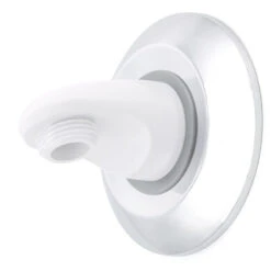 Aqualisa Wall Outlet Assembly - White/chrome