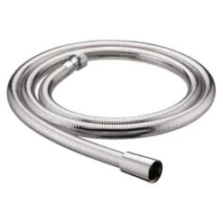 Bristan 1.25m Cone To Nut Easy Clean Shower Hose - 8mm Bore - Chrome