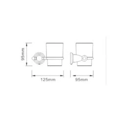 Bristan 1901 Tumbler & Holder - Chrome 7 Bristan 1901 Tumbler & Holder - Chrome -Home Bathroom bristan 1901 tumbler and holder chrome n2 hold c 2