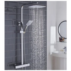 Bristan Craze2 Rigid Riser Bar Mixer - Chrome -Home Bathroom bristan craze2 rigid riser bar mixer crz2 shxdivctff c 2