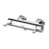 Bristan Opac Exposed Bar Shower Valve With Lever Handles - Chrome