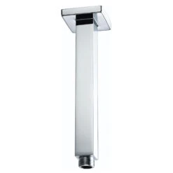 Bristan Square Ceiling Fed Shower Arm - 200mm - Chrome