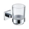 Bristan Square Tumbler & Holder - Chrome -Home Bathroom bristan square tumbler and holder chrome sq hold c