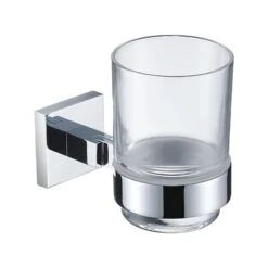 Bristan Square Tumbler & Holder - Chrome