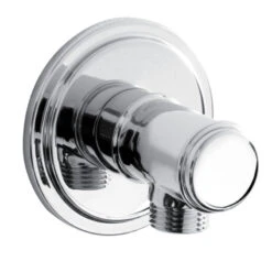 Bristan Traditional Round Wall Outlet - Chrome