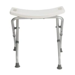 Croydex Adjustable Bathroom & Shower Seat - White