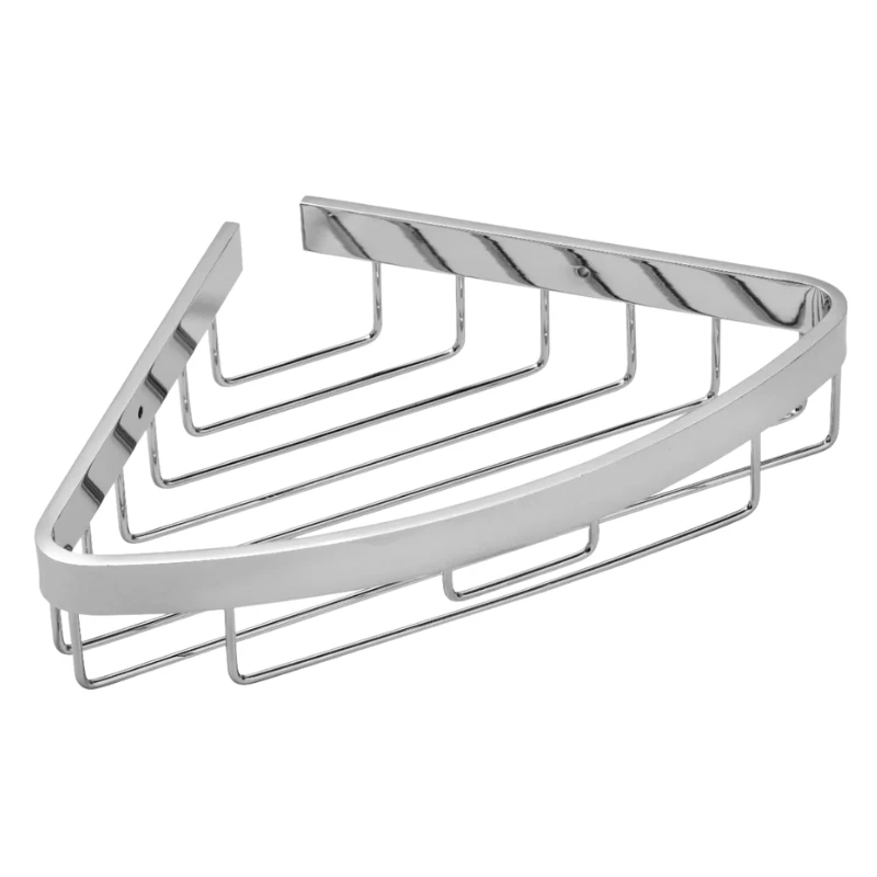Croydex Aluminium Corner Basket - Chrome 4 Croydex Aluminium Corner Basket - Chrome - Image 2