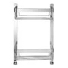 Croydex Aluminium Large Two Tier Basket - Chrome -Home Bathroom croydex aluminium large two tier basket chrome qm770841