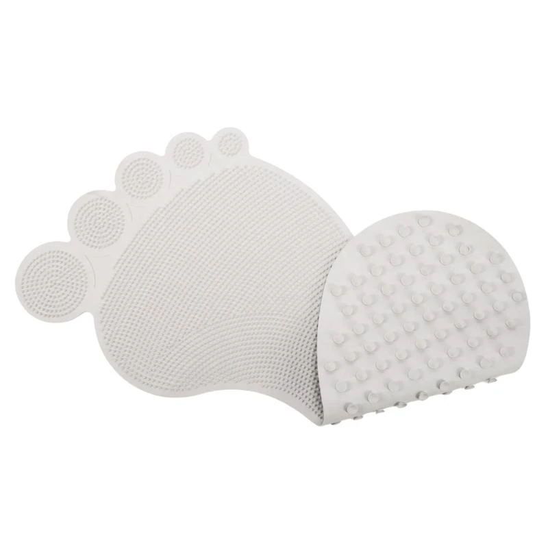Croydex Big Foot Rubber Bath Mat - White 4 Croydex Big Foot Rubber Bath Mat - White - Image 2