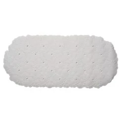 Croydex Bubbles Rubber Bath Mat - White