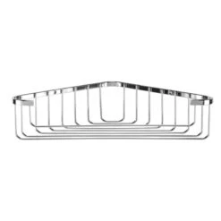 Croydex Corner Basket - Chrome