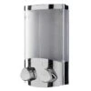 Croydex Double Shampoo/Soap Dispenser - Chrome 1 Croydex Double Shampoo/Soap Dispenser - Chrome -Home Bathroom croydex double shampoo soap dispenser chrome pa660941