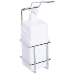 Croydex Elbow Operated Soap Dispenser - White/Silver
