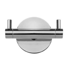 Croydex Flexi-Fix Britannia Double Robe Hook - Chrome