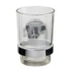 Croydex Flexi-Fix Britannia Tumbler And Holder - Chrome