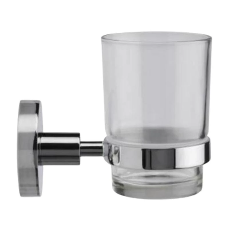 Croydex Flexi-Fix Britannia Tumbler And Holder - Chrome 5 Croydex Flexi-Fix Britannia Tumbler And Holder - Chrome - Image 3