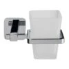 Croydex Flexi-Fix Camberwell Tumbler And Holder - Chrome 2 Croydex Flexi-Fix Camberwell Tumbler And Holder - Chrome -Home Bathroom croydex flexi fix camberwell tumbler and holder chrome qm921841