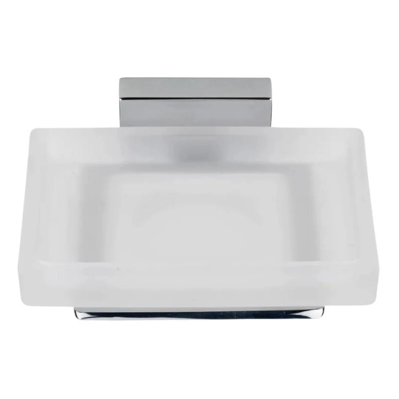 Croydex Flexi-Fix Cheadle Soap Dish And Holder - Chrome Plated And Toughened Frosted Glass 3 Croydex Flexi-Fix Cheadle Soap Dish And Holder - Chrome Plated And Toughened Frosted Glass