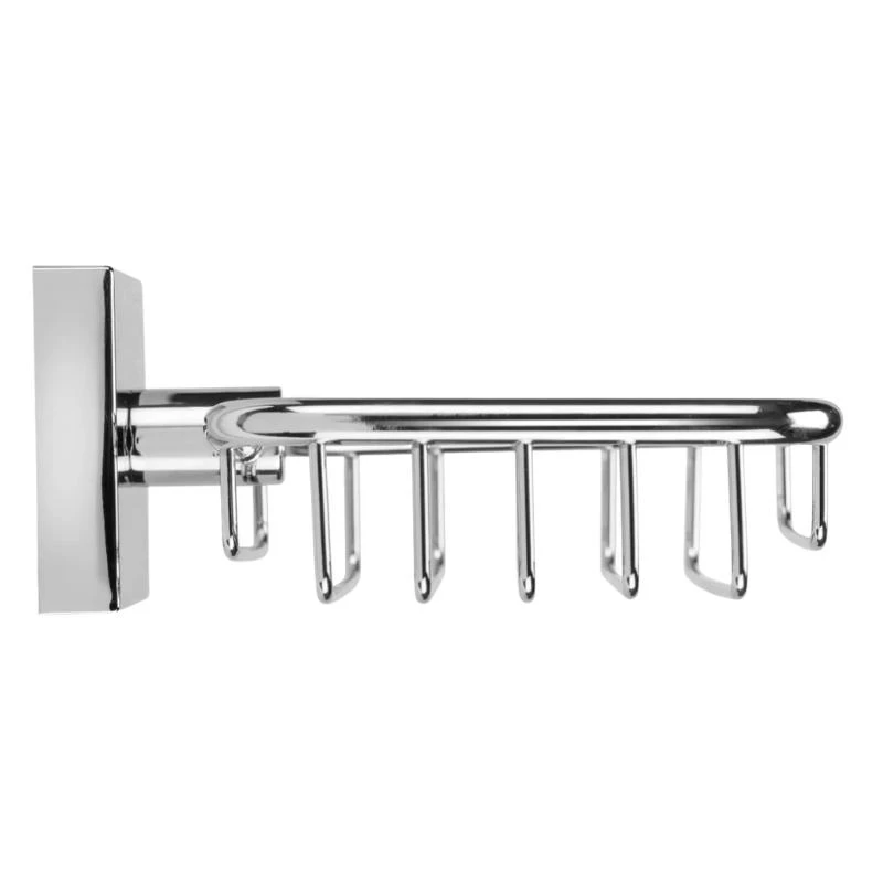 Croydex Flexi-Fix Chester Soap Basket - Chrome 4 Croydex Flexi-Fix Chester Soap Basket - Chrome - Image 2