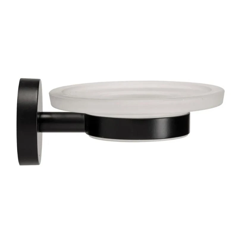 Croydex Flexi-Fix Epsom Black Soap Dish And Holder 4 Croydex Flexi-Fix Epsom Black Soap Dish And Holder - Image 2