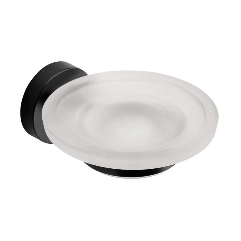 Croydex Flexi-Fix Epsom Black Soap Dish And Holder 3 Croydex Flexi-Fix Epsom Black Soap Dish And Holder
