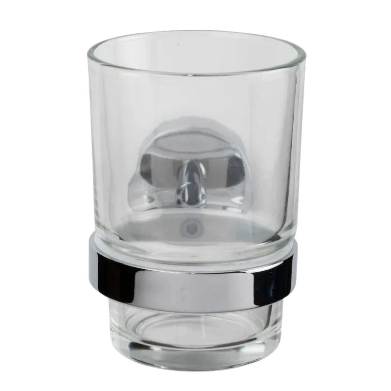 Croydex Flexi-Fix Epsom Tumbler And Holder - Chrome 3 Croydex Flexi-Fix Epsom Tumbler And Holder - Chrome