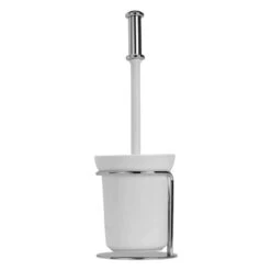 Croydex Flexi-Fix Grosvenor Chrome Toilet Brush And Holder