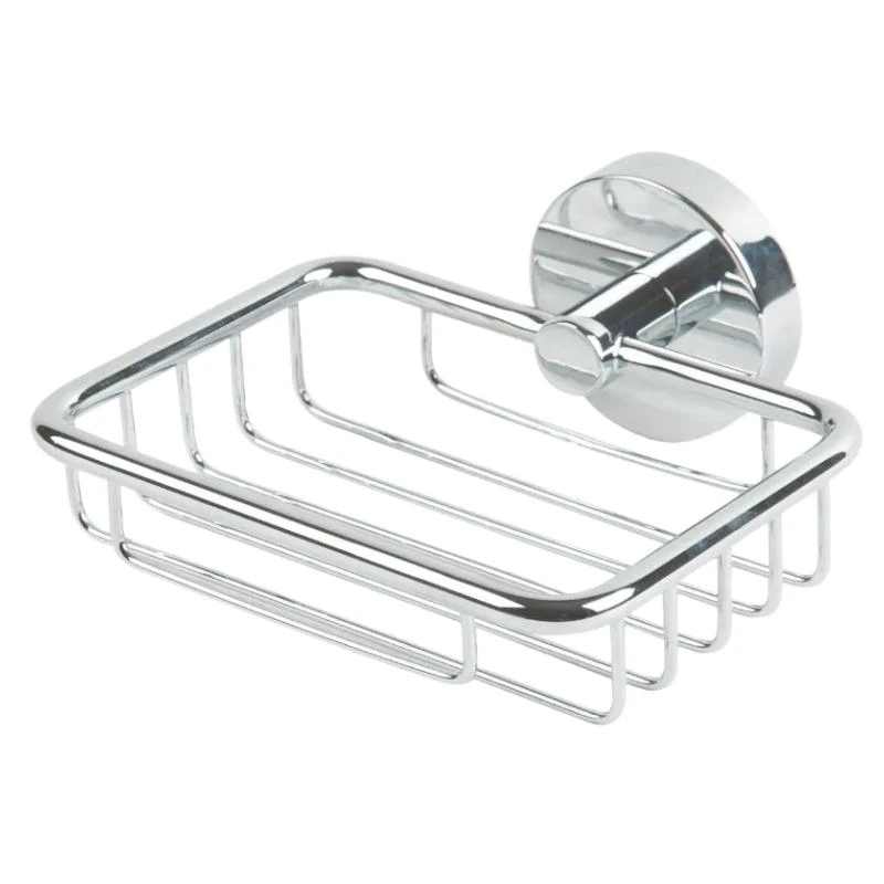 Croydex Flexi-Fix Pendle Soap Basket - Chrome 3 Croydex Flexi-Fix Pendle Soap Basket - Chrome