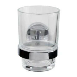 Croydex Flexi-Fix Pendle Tumbler And Holder - Chrome