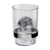 Croydex Flexi-Fix Romsey Tumbler And Holder - Chrome