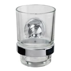 Croydex Flexi-Fix Worcester Tumbler And Holder - Chrome