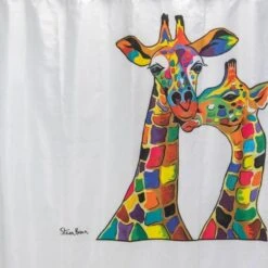 Croydex Francie & Josie Shower Curtain - Steven Brown