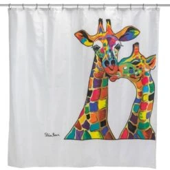 Croydex Francie & Josie Shower Curtain - Steven Brown -Home Bathroom croydex francie and josie shower curtain steven brown af304122h 3