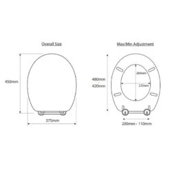 Croydex Geneva Flexi-Fix Toilet Seat - Oak Effect 9 Croydex Geneva Flexi-Fix Toilet Seat - Oak Effect -Home Bathroom croydex geneva flexi fix toilet seat oak effect wl602176h 3