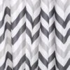 Croydex Grey Chevron Textile Shower Curtain -Home Bathroom croydex grey chevron textile shower curtain af672031h