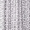 Croydex Grey Medallion Textile Shower Curtain -Home Bathroom croydex grey medallion textile shower curtain af290231h