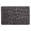 Croydex Grey Pebble Memory Foam Bathroom Mat -Home Bathroom croydex grey pebble memory foam bath mat an700131