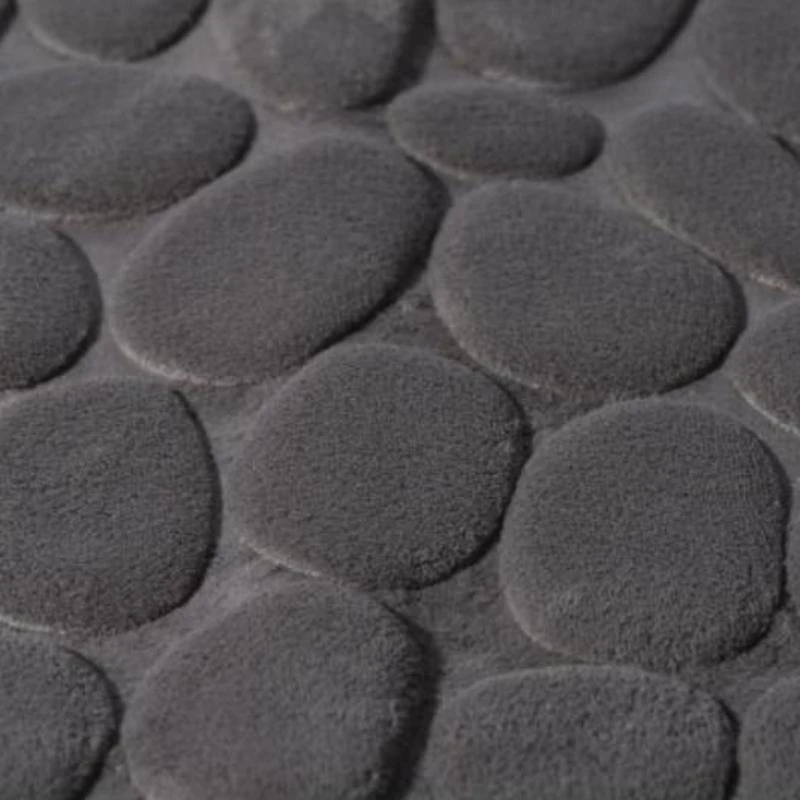 Croydex Grey Pebble Memory Foam Bathroom Mat 5 Croydex Grey Pebble Memory Foam Bathroom Mat - Image 3