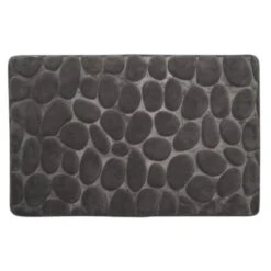 Croydex Grey Pebble Memory Foam Bathroom Mat