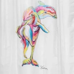 Croydex Hannah McWave Shower Curtain - Steven Brown