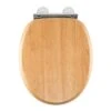 Croydex Hartley Toilet Seat - Oak Effect -Home Bathroom croydex hartley toilet seat oak effect wl605076h