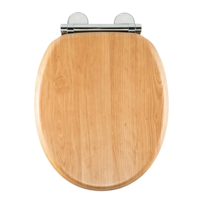 Croydex Hartley Toilet Seat - Oak Effect 3 Croydex Hartley Toilet Seat - Oak Effect