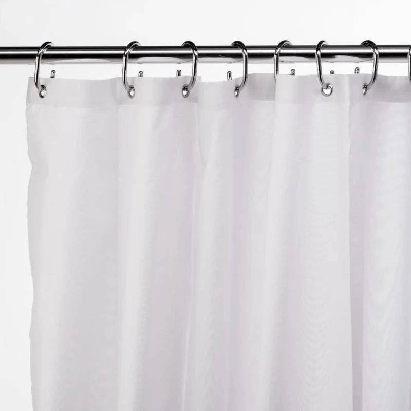 Croydex High Performance Shower Curtain (Long Drop, Bulk Pack) - White 4 Croydex High Performance Shower Curtain (Long Drop, Bulk Pack) - White - Image 2