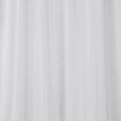 Croydex Hygiene 'N' Clean Plain Textile Shower Curtain - White