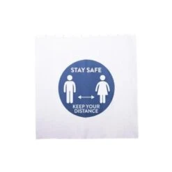Croydex Hygiene 'N' Clean Social Distance Shower Curtain